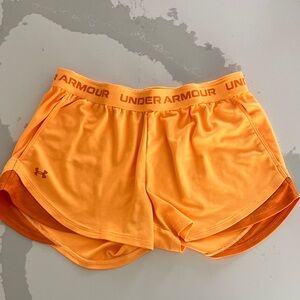 Under Armour Women's Bright Orange Athletic Shorts